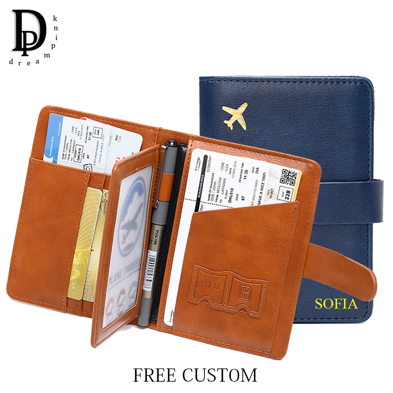 Travel Accessories Passport Holder - Custom Letters Travel Passport Wallet Fashion