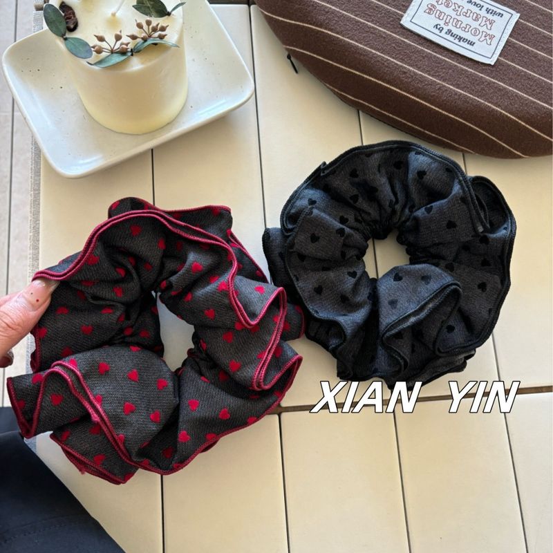 Travel Accessories Bunnings - 1pc Korean hair accessory gray heart-shaped