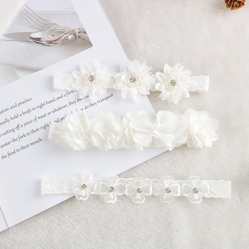 Travel Accessories For 1 Year Old - Baby Headband Flower Bows Crown Headbands