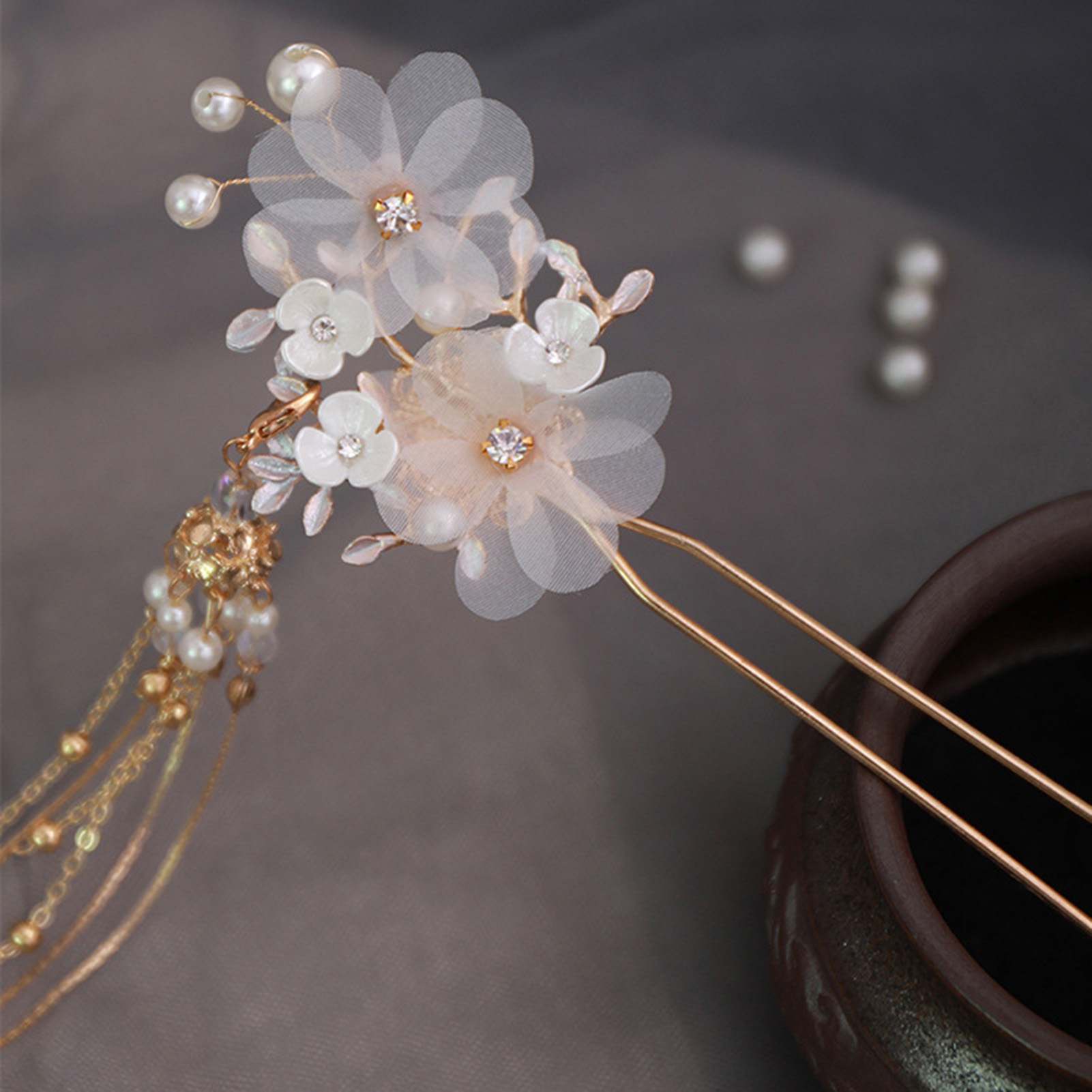 Travel Accessories Bunnings - Chinese Style Hair Stick Hairpin Flower