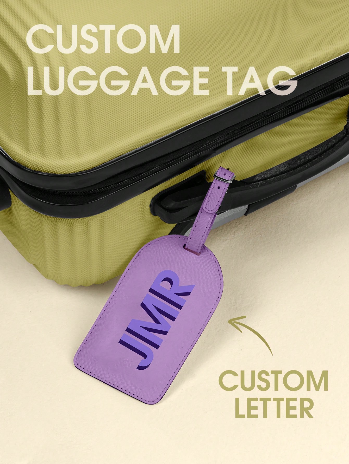 Personalized Initial Luggage T - Travel Accessories And Bags recension och pris
