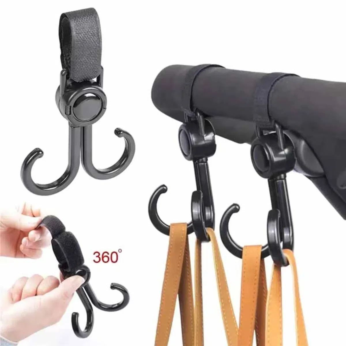 Rotatable Double Hooks Baby St - Travel Accessories For 1 Year Old recension och pris