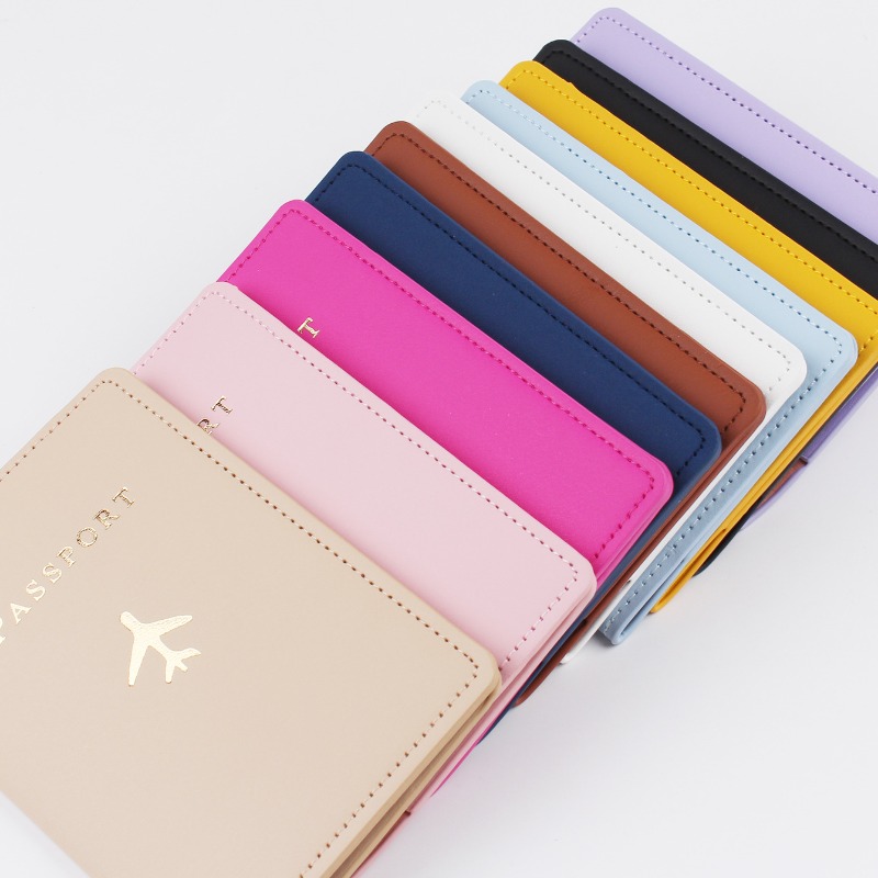 1PCS PU Leather Plane Passport - Travel Accessories On Plane recension och pris