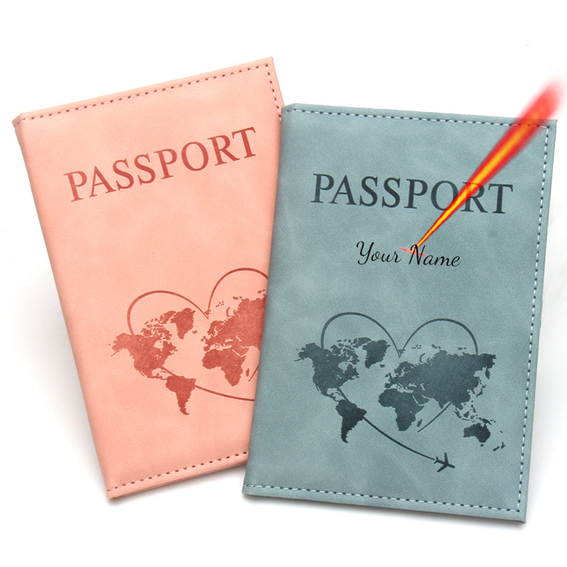 Lovely Map Passport Cover Fash - Travel Accessories Passport Holder recension och pris