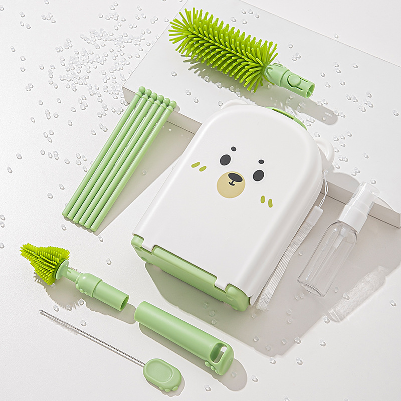 Travel Baby Bottle Brush Set - - Travel Accessories For 1 Year Old recension och pris