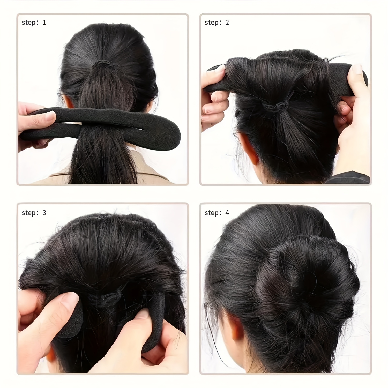 4-Pack Large Bun Hair Styling  - Travel Accessories Bunnings recension och pris