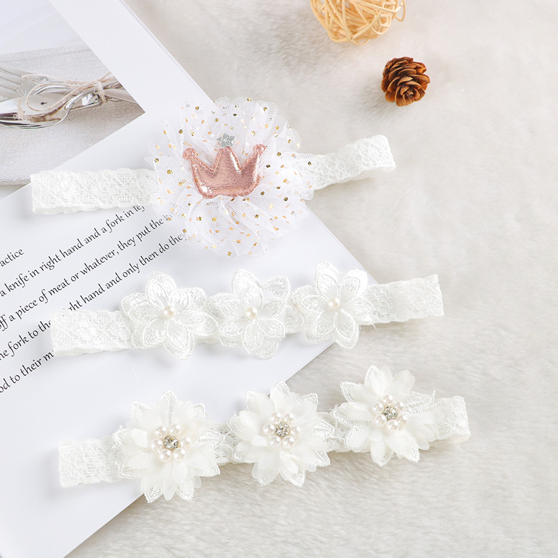 Baby Headband Flower Bows Crow - Travel Accessories For 1 Year Old recension och pris