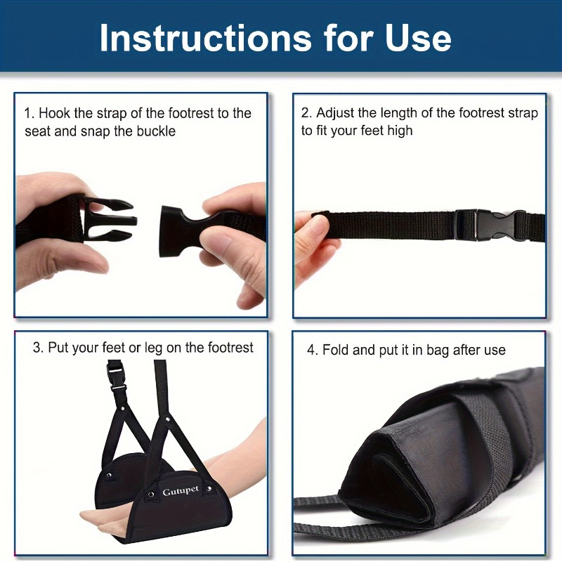 Airplane Foot Hammock, Foot Re - Travel Accessories On Plane recension och pris