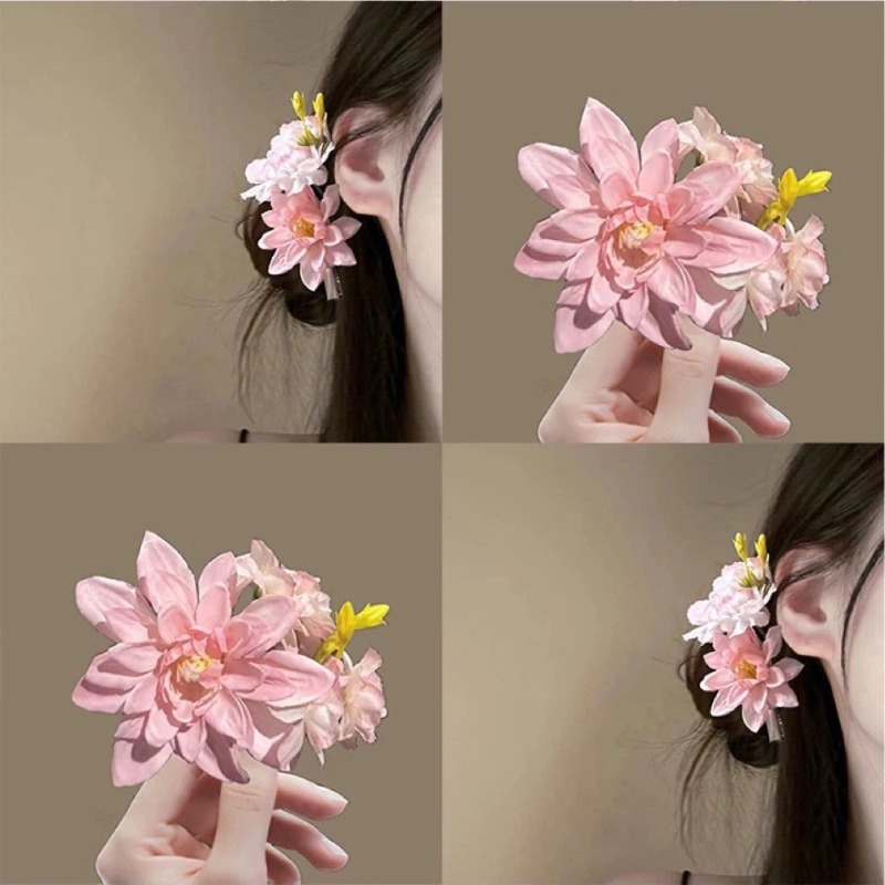 Pink Blue Flower Hair Clip New - Travel Accessories Bunnings recension och pris