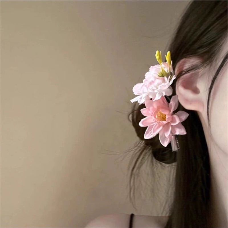 Pink Blue Flower Hair Clip New - Travel Accessories Bunnings recension och pris