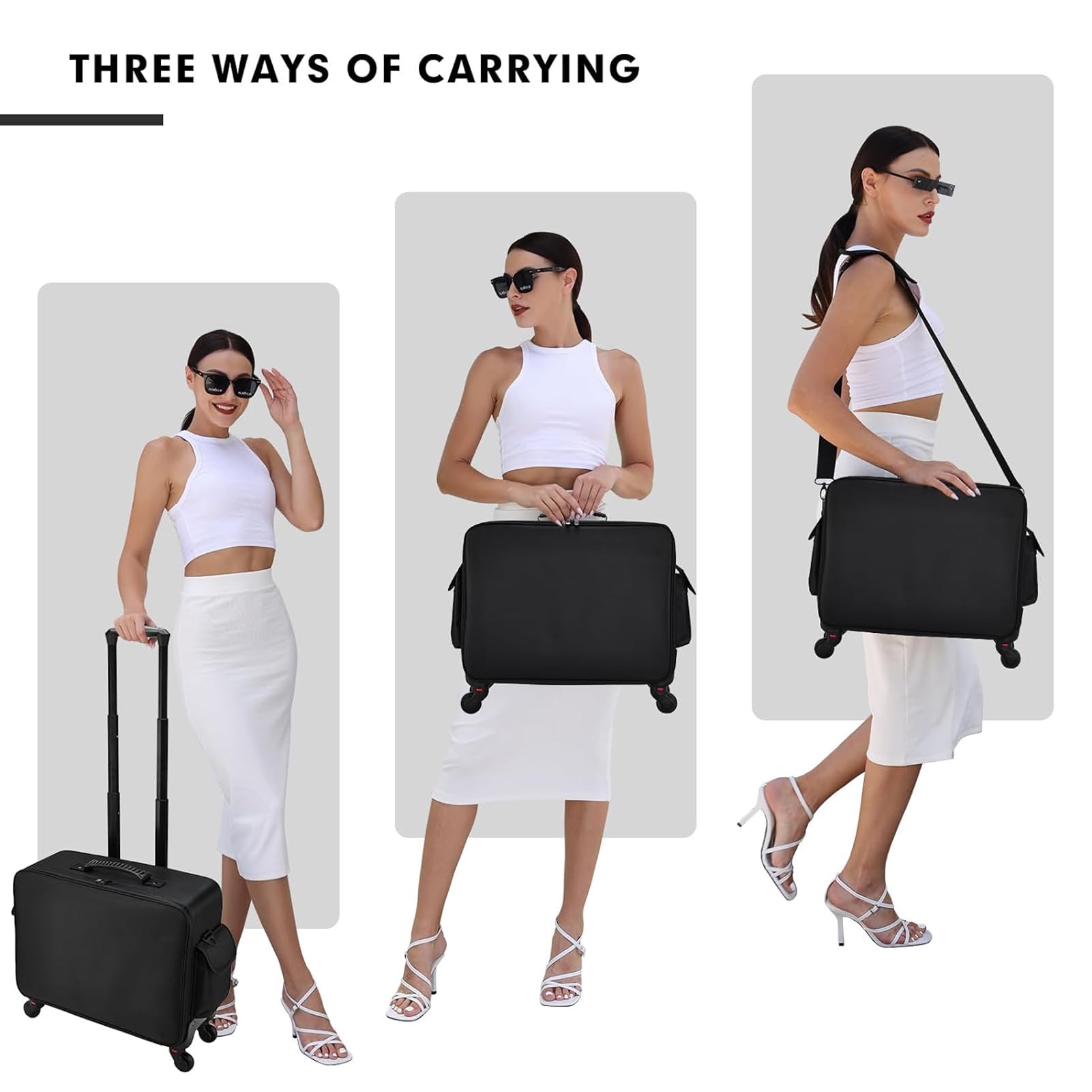 Salon Rolling Makeup Case Trai - Travel Accessories In Train recension och pris