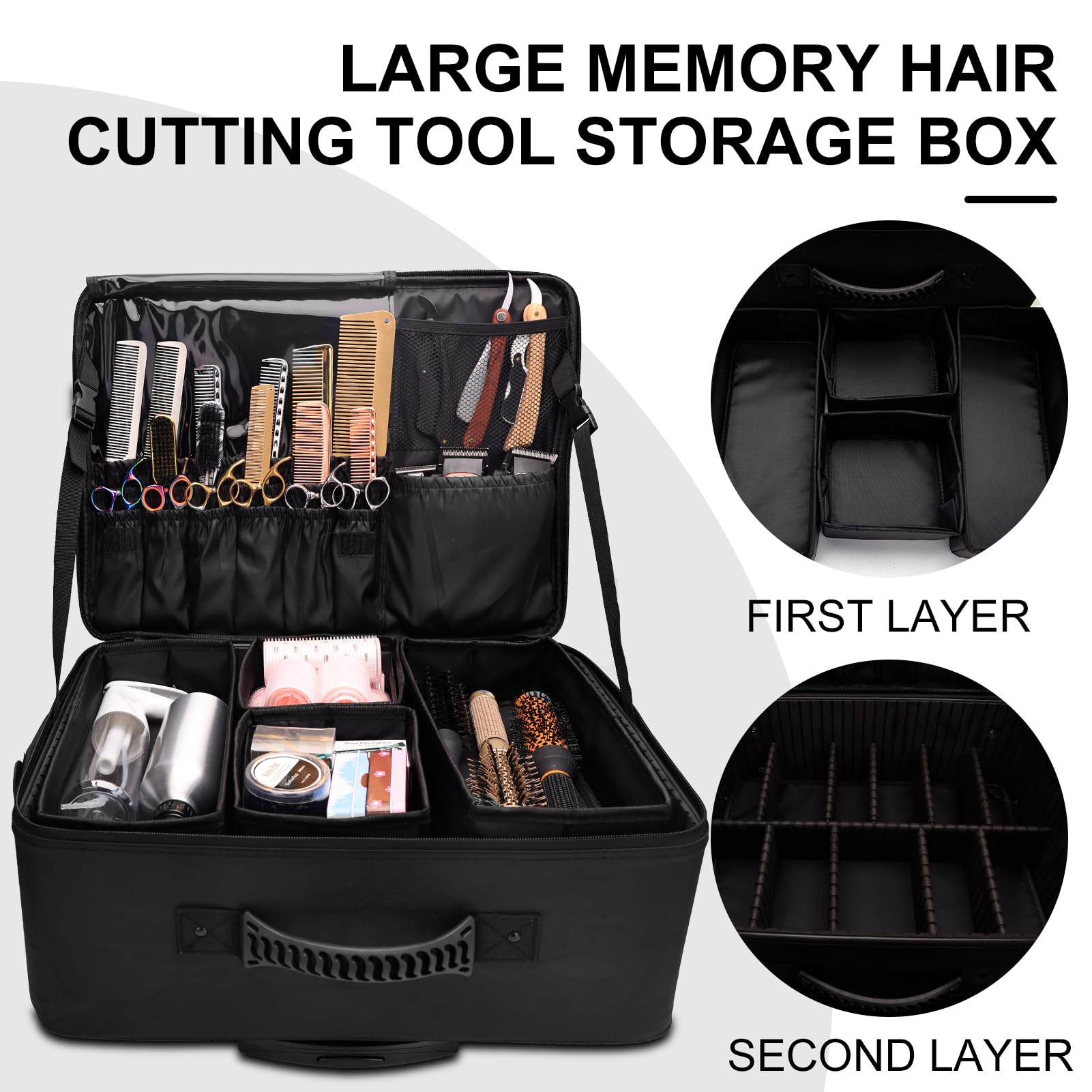 Salon Rolling Makeup Case Trai - Travel Accessories In Train recension och pris