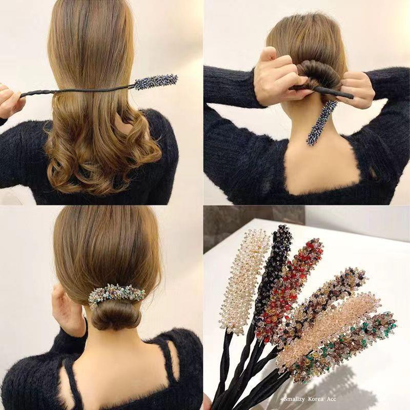 7pcs Crystal Hair Bun Maker Tw - Travel Accessories Bunnings recension och pris