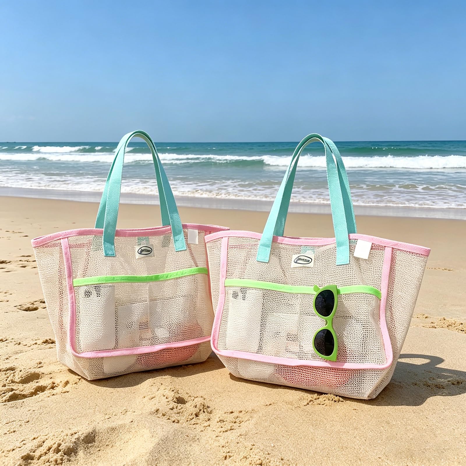 Beach Bags for Women Colorful  - Travel Accessories And Bags recension och pris