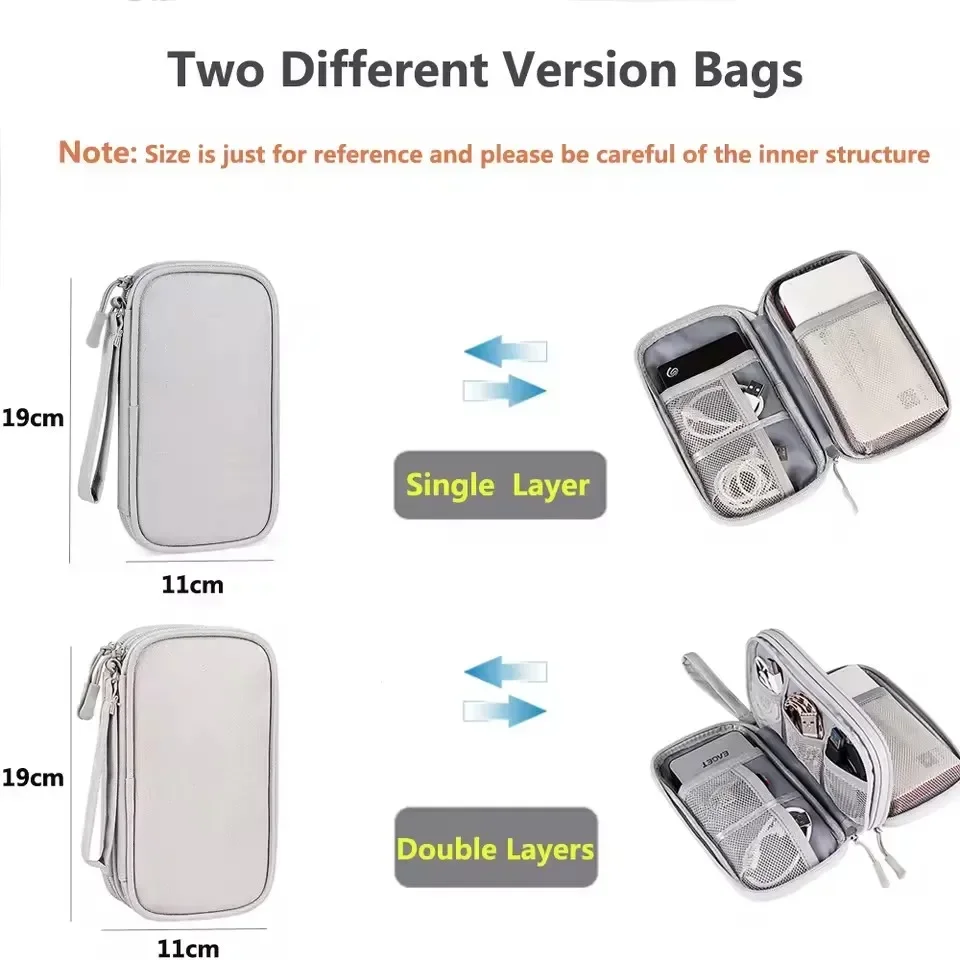 Travel Cable Bag Portable Digi - Travel Accessories And Bags recension och pris