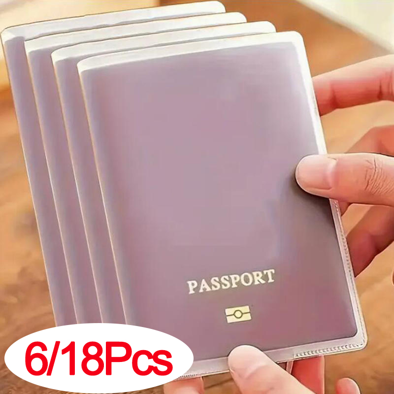 6/18pcs Passport Cover Bag Tra - Travel Accessories Passport Holder recension och pris