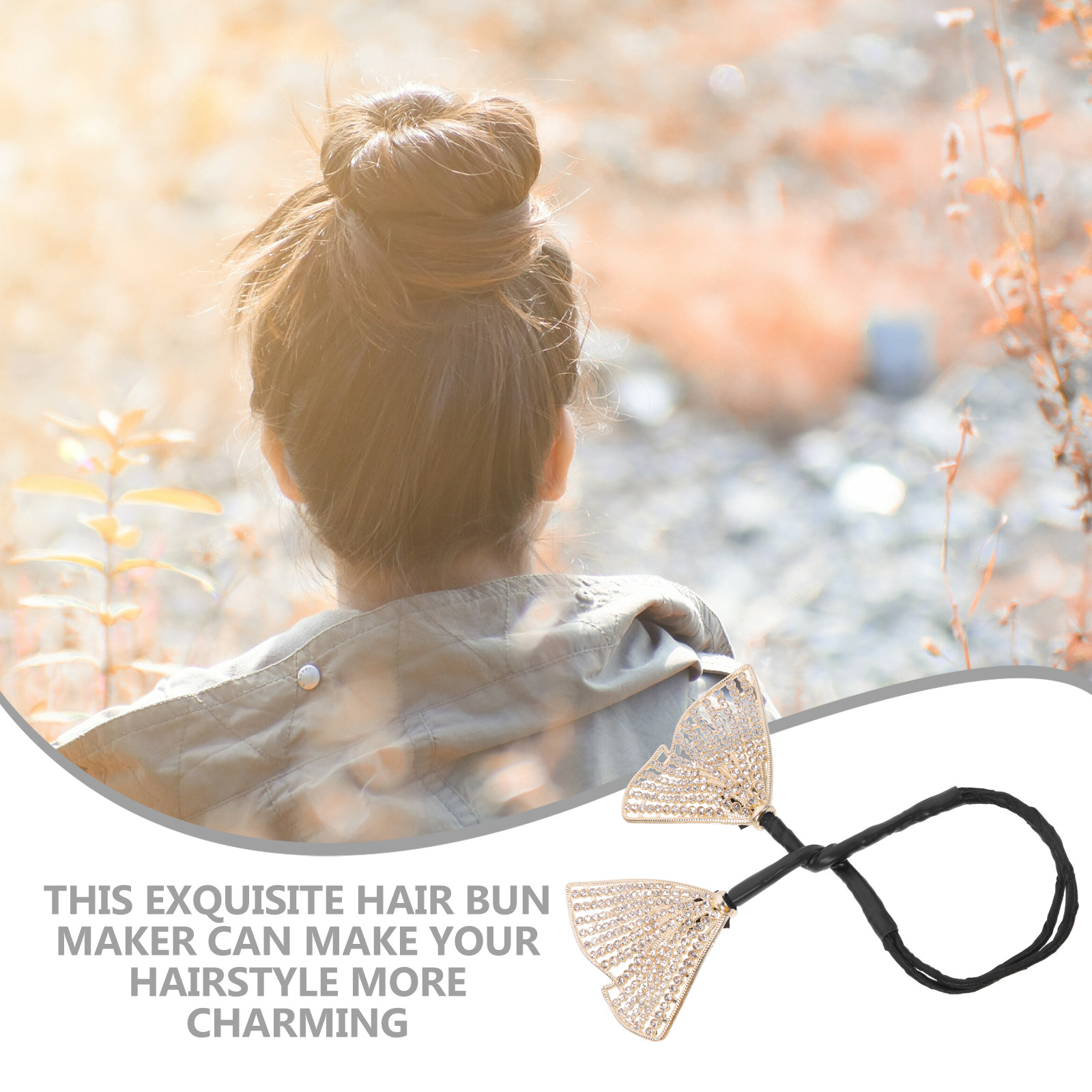 Butterfly Knot Bun Maker Hair  - Travel Accessories Bunnings recension och pris