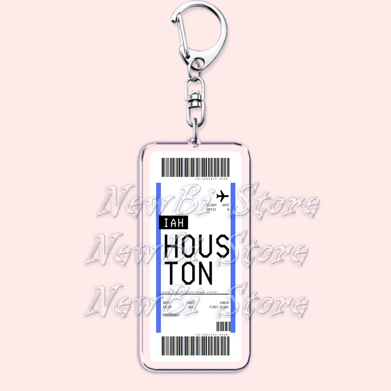 Plane Ticket Boarding Pass Key - Travel Accessories On Plane recension och pris