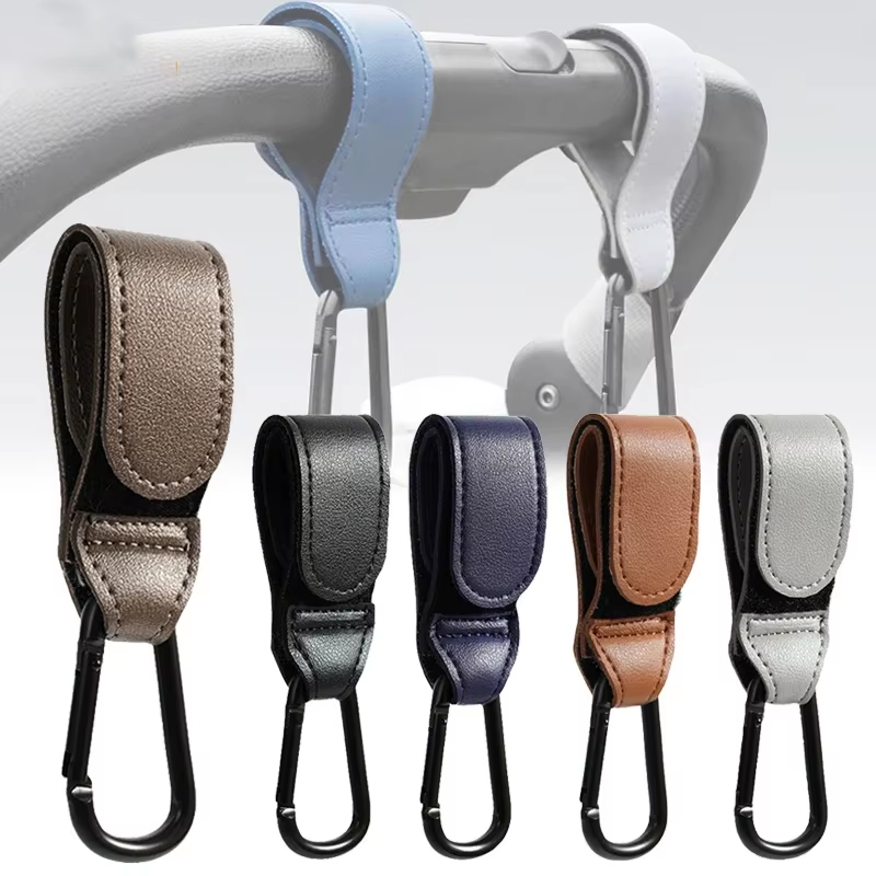 2Pcs Leather Cart Hooks Baby S - Travel Accessories For 1 Year Old recension och pris