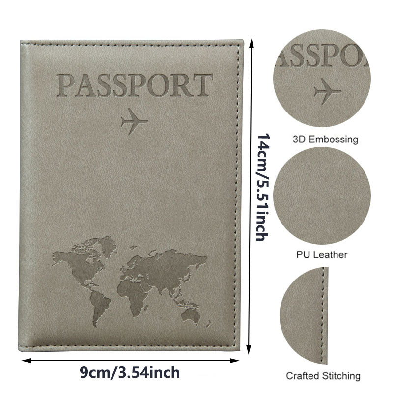 Lover The World Map Passport C - Travel Accessories On Plane recension och pris