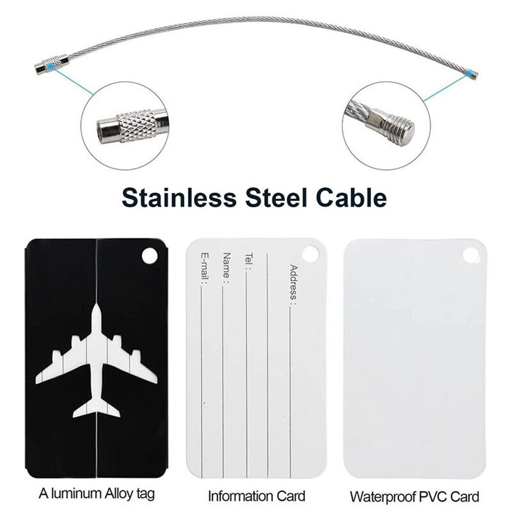 Aluminium Travel Luggage Tags  - Travel Accessories On Plane recension och pris