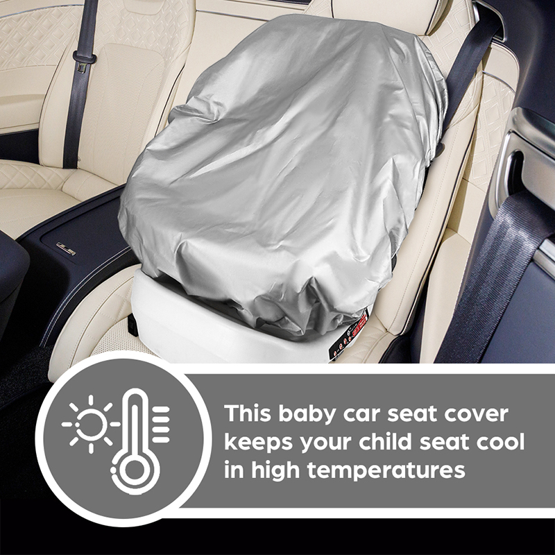 1PC Silver  Baby Car Seat Sun  - Travel Accessories For 1 Year Old recension och pris