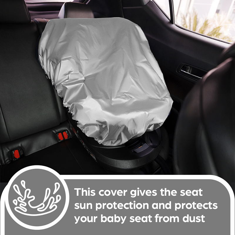 1PC Silver  Baby Car Seat Sun  - Travel Accessories For 1 Year Old recension och pris
