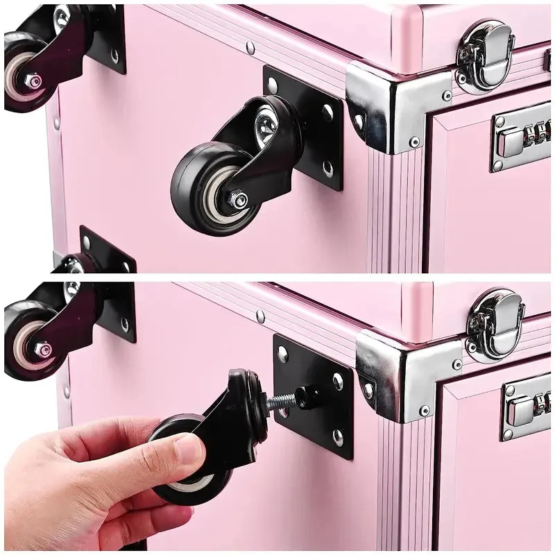 Rolling Manicure Table Foldabl - Travel Accessories In Train recension och pris