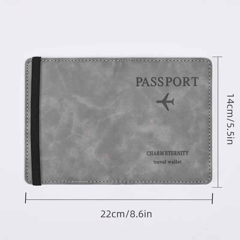 Men PU Leather Wallet Travel P - Travel Accessories Passport Holder recension och pris