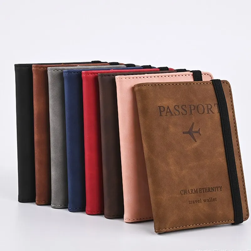 Men PU Leather Wallet Travel P - Travel Accessories Passport Holder recension och pris